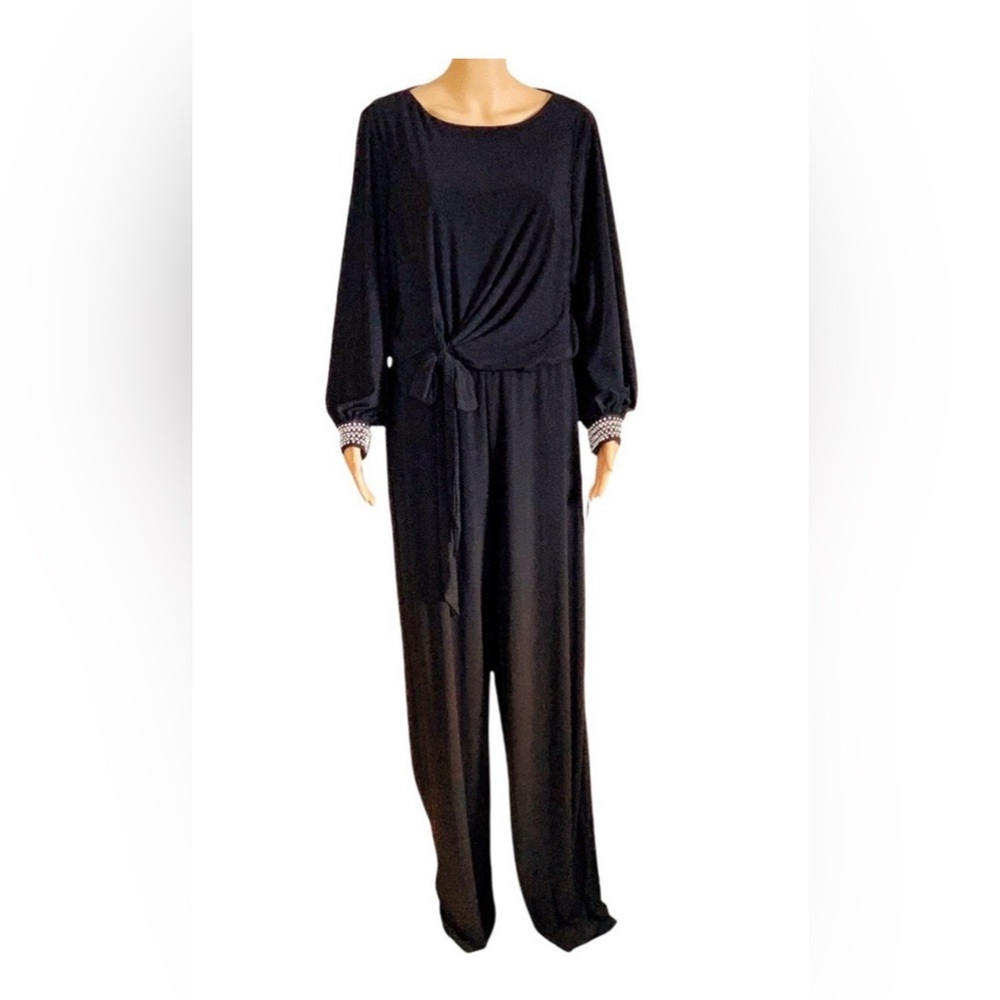 MSK Women’s XL Black Jumpsuit EUC